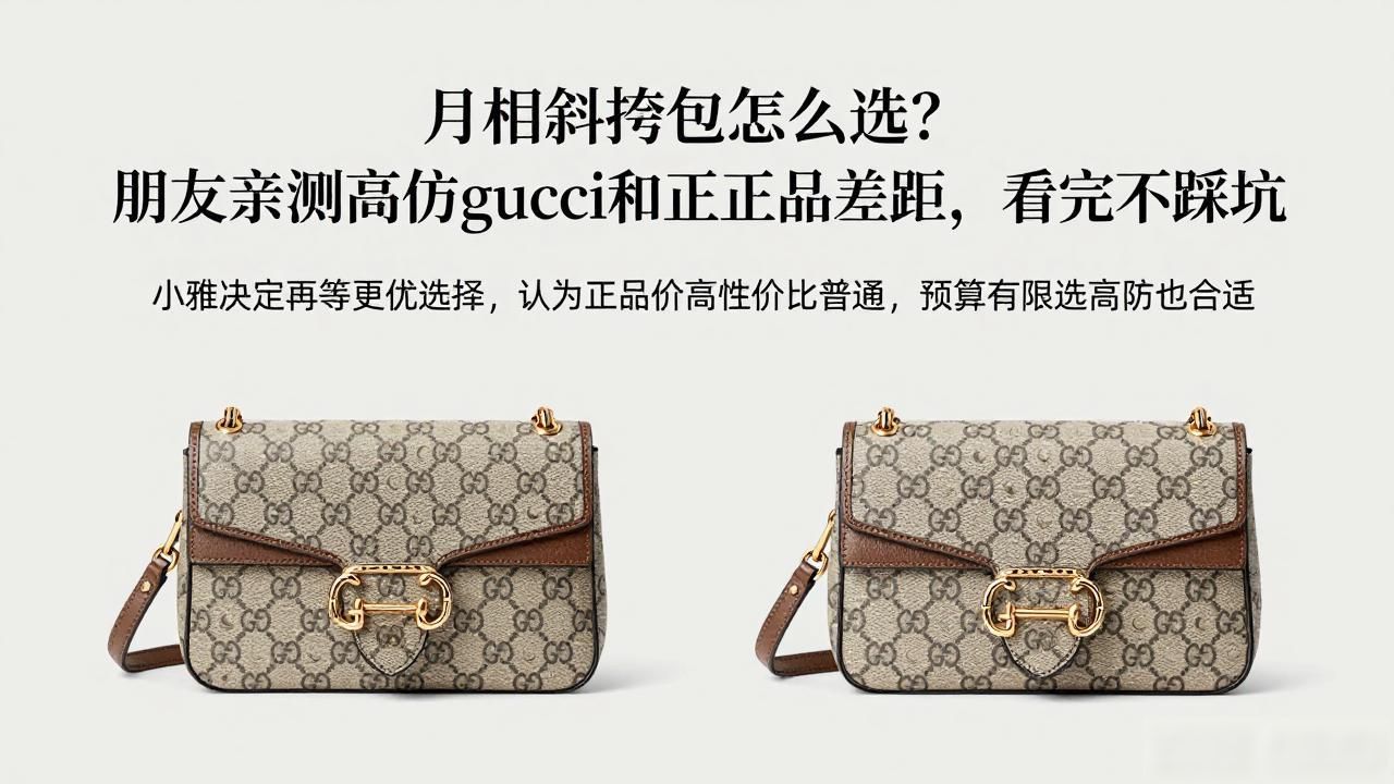 月相斜挎包怎么选?朋友亲测高仿gucci和正品差距,看完不踩坑 gucci2026 第3张-买A货 Lunetta Small Crossbody|月相小号斜挎包_Lunetta Small Crossbody|月相小号斜挎包_Lunetta Small Crossbody|月相小号斜挎包