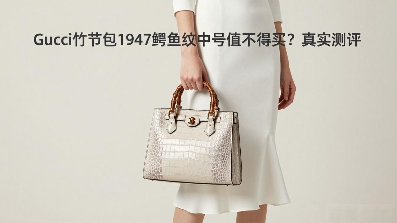 Gucci竹节包1947鳄鱼纹中号值不值得买?真实测评 gucci2026 第3张-买A货 Gucci Bamboo 1947 Crocodile Medium Bag|1947 竹节鳄鱼纹中号包_鳄鱼纹包包好看吗_鳄鱼皮竹节纹大的好还是小的好