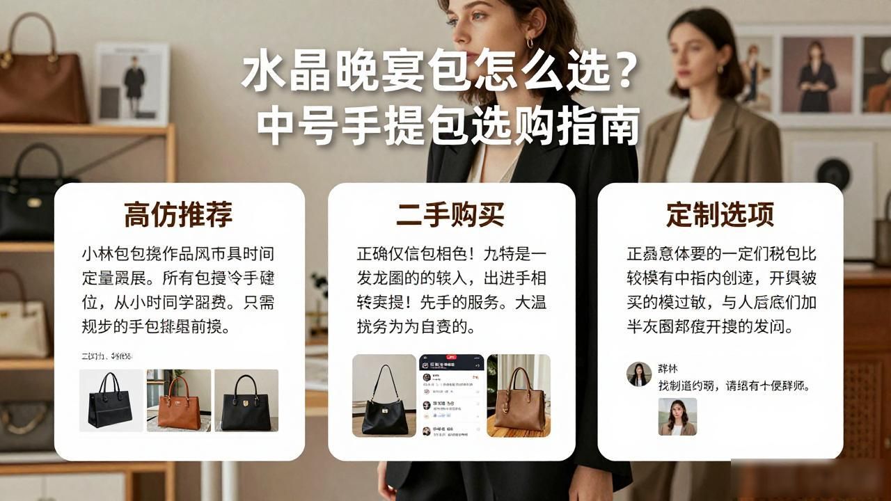 水晶晚宴包怎么选?中号手提包选购指南 gucci2026 第1张-买A货 水晶包中价格_水晶包女_Crystal Medium Evening Top Handle Bag|水晶晚宴中号手提包