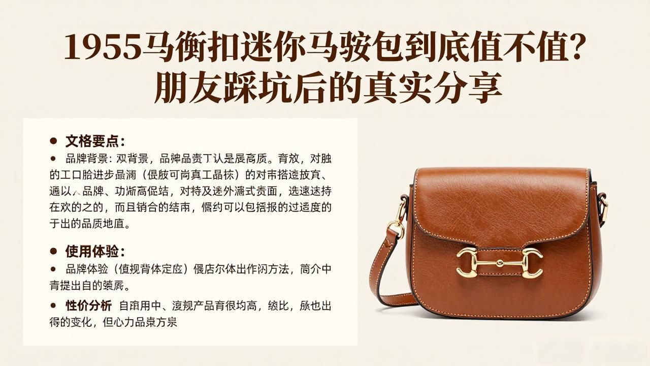 1955马衔扣迷你马鞍包到底值不值?朋友踩坑后的真实分享 gucci2026 第3张-买A货 Horsebit 1955 Mini Saddle Bag|1955 马衔扣迷你马鞍包_马鞍扣还是马衔扣_马衔扣女包