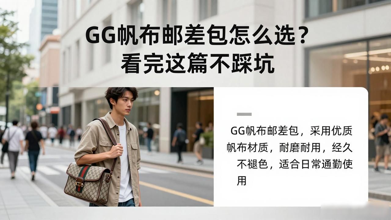 帆布邮差包品牌_GG Canvas Messenger Bag｜GG 帆布邮差包_kikstyo邮差帆布小包