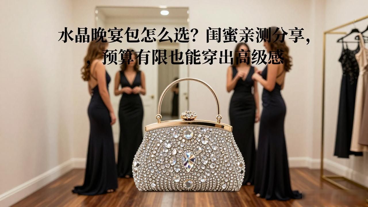 Crystal Medium Evening Top Handle Bag｜水晶晚宴中号手提包_水晶包是什么牌子_水晶包多少钱