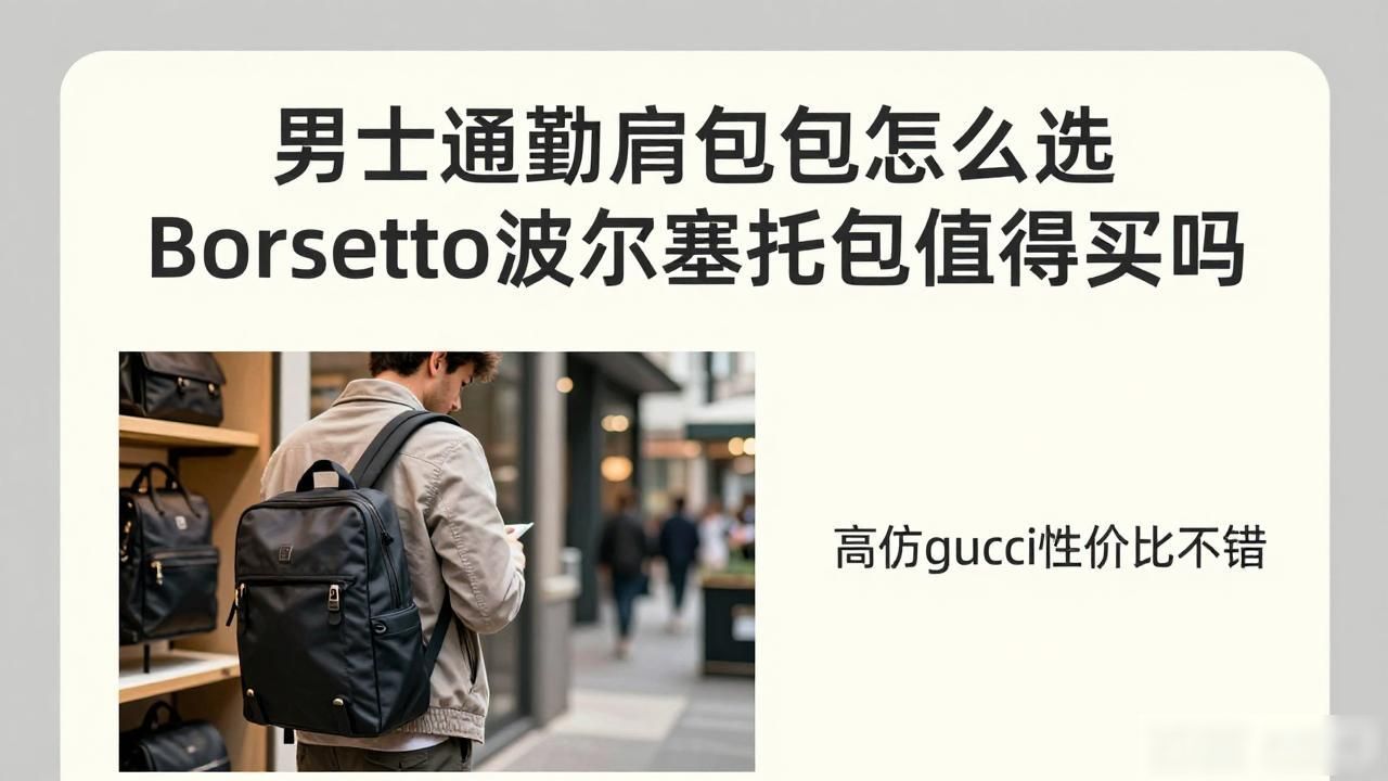 男士通勤肩背包怎么选 Borsetto波尔塞托包值得买吗 gucci2026 第1张-买A货 Borsetto Mens Shoulder Bag|男士波尔塞托肩背包_Borsetto Mens Shoulder Bag|男士波尔塞托肩背包_Borsetto Mens Shoulder Bag|男士波尔塞托肩背包