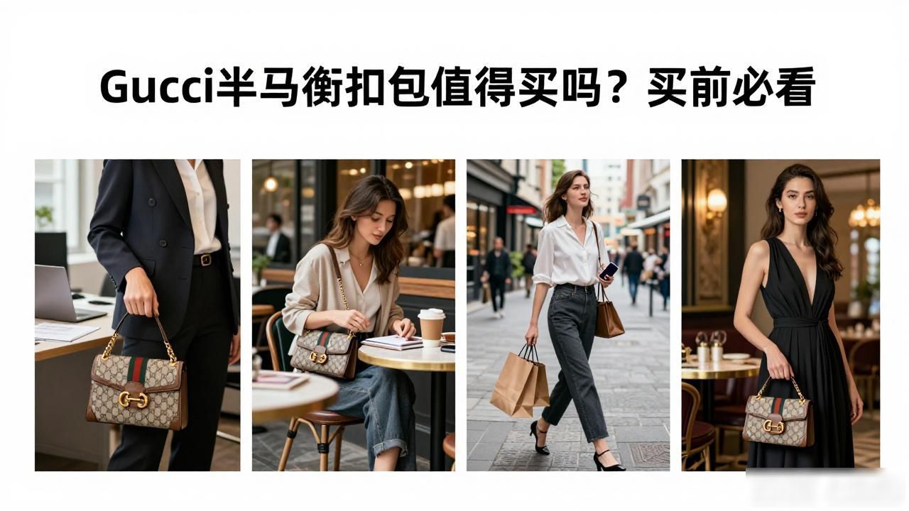 Gucci半马衔扣包值得买吗?买前必看 gucci2026 第2张-买A货 Half Horsebit Medium Shoulder Bag|半马衔扣中号肩背包_马衔扣马鞍包_马衔扣女包