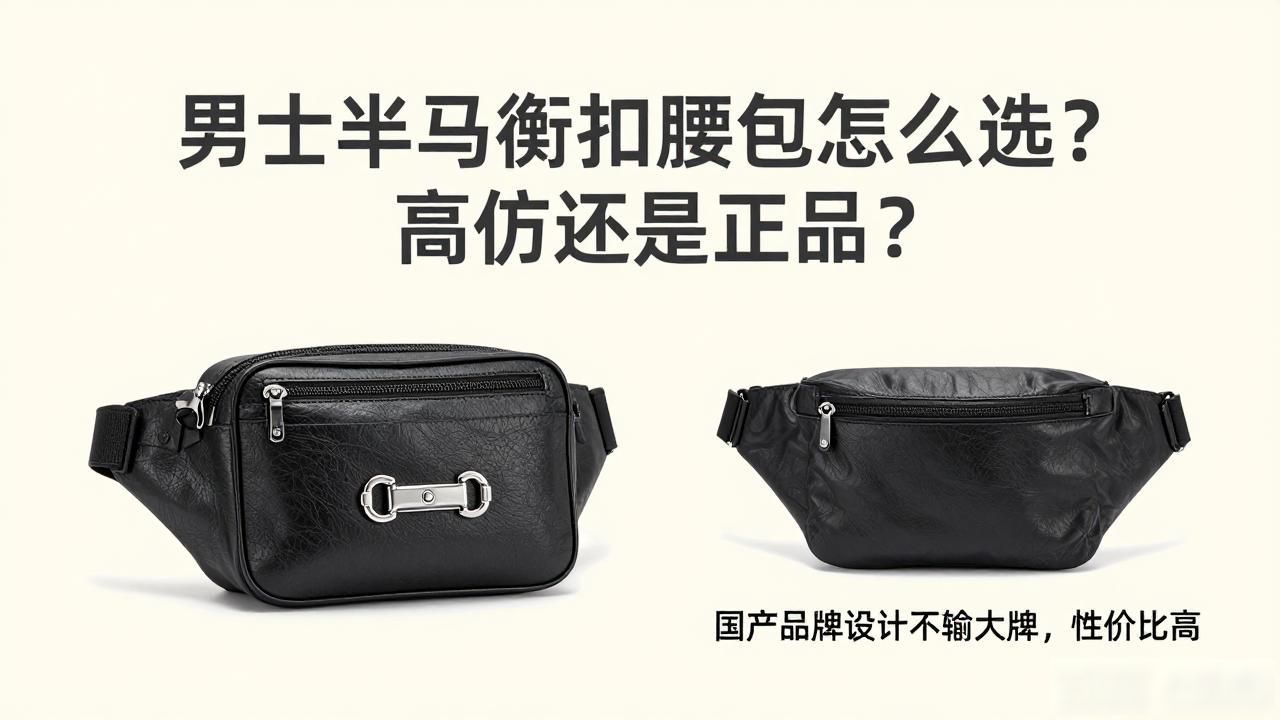 男士半马衔扣腰包怎么选?高仿还是正品? gucci2026 第3张-买A货 男士腰带扣头怎么系_Half Horsebit Mens Waist Bag|男士半马衔扣腰包_男士腰带扣头风水讲究