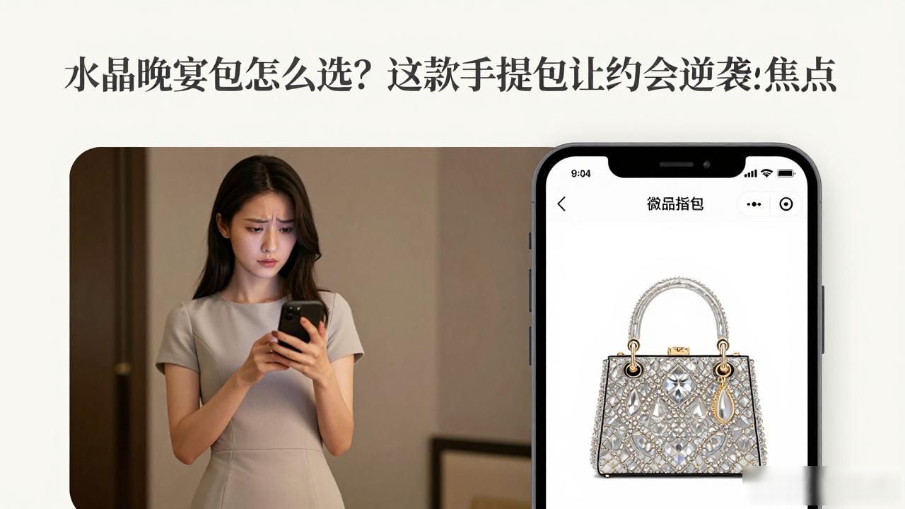 水晶晚宴包怎么选?这款手提包让约会逆袭成焦点 gucci2026 第1张-买A货 水晶包新手包法_水晶包多少钱_Crystal Medium Evening Top Handle Bag|水晶晚宴中号手提包