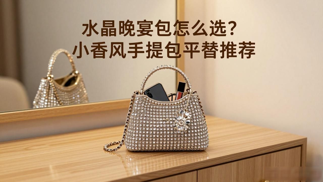 Crystal Medium Evening Top Handle Bag｜水晶晚宴中号手提包_水晶包女_水晶包中价格