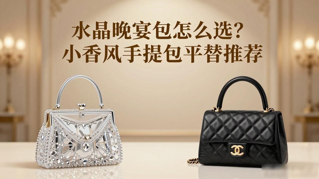 水晶包女_Crystal Medium Evening Top Handle Bag｜水晶晚宴中号手提包_水晶包中价格