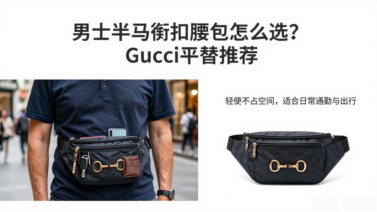 男士半马衔扣腰包怎么选?Gucci平替推荐 gucci2026 第2张-买A货 Half Horsebit Mens Waist Bag|男士半马衔扣腰包_男士腰带扣头怎么系_腰带扣男