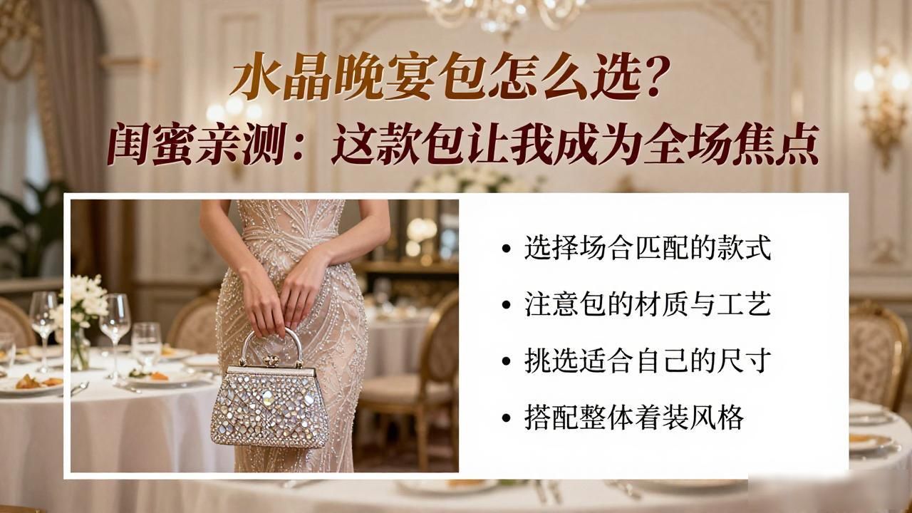 水晶晚宴包怎么选?闺蜜亲测:这款包让我成为全场焦点 gucci2026 第2张-买A货 水晶包中价格_Crystal Medium Evening Top Handle Bag|水晶晚宴中号手提包_水晶包新手包法