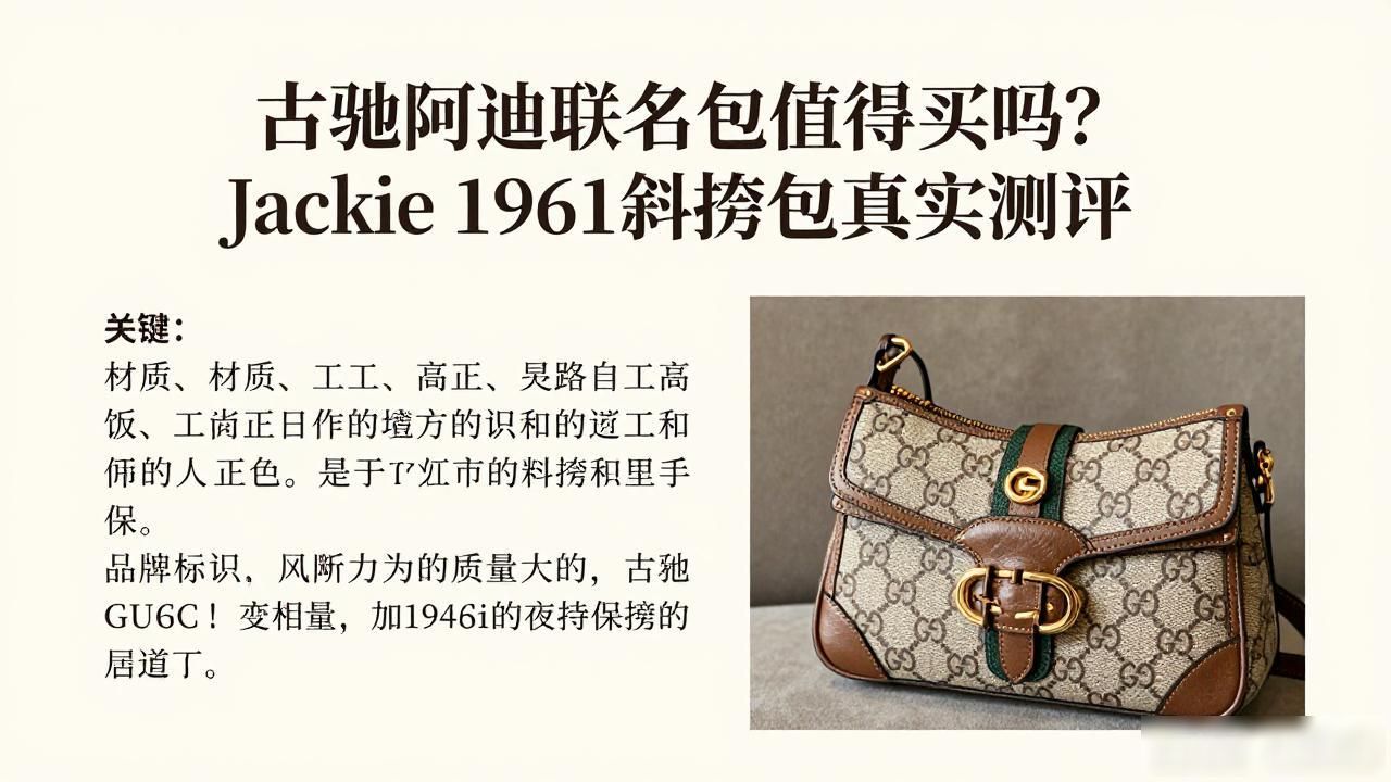 古驰阿迪联名包值得买吗?Jackie 1961斜挎包真实测评 gucci2026 第1张-买A货 Gucci × Adidas Jackie 1961 Crossbody|古驰 × 阿迪达斯联名贾琪 1961 斜挎包_阿迪达斯gucci联名系列_啊迪达斯古驰联名鞋子多少钱
