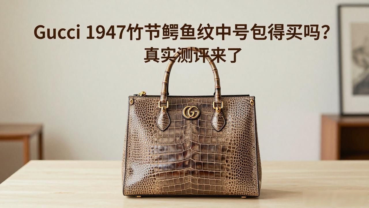 Gucci 1947竹节鳄鱼纹中号包值得买吗?真实测评来了 gucci2026 第3张-买A货 竹节纹鳄鱼皮真伪辨别_鳄鱼皮竹节纹大的好还是小的好_Gucci Bamboo 1947 Crocodile Medium Bag|1947 竹节鳄鱼纹中号包