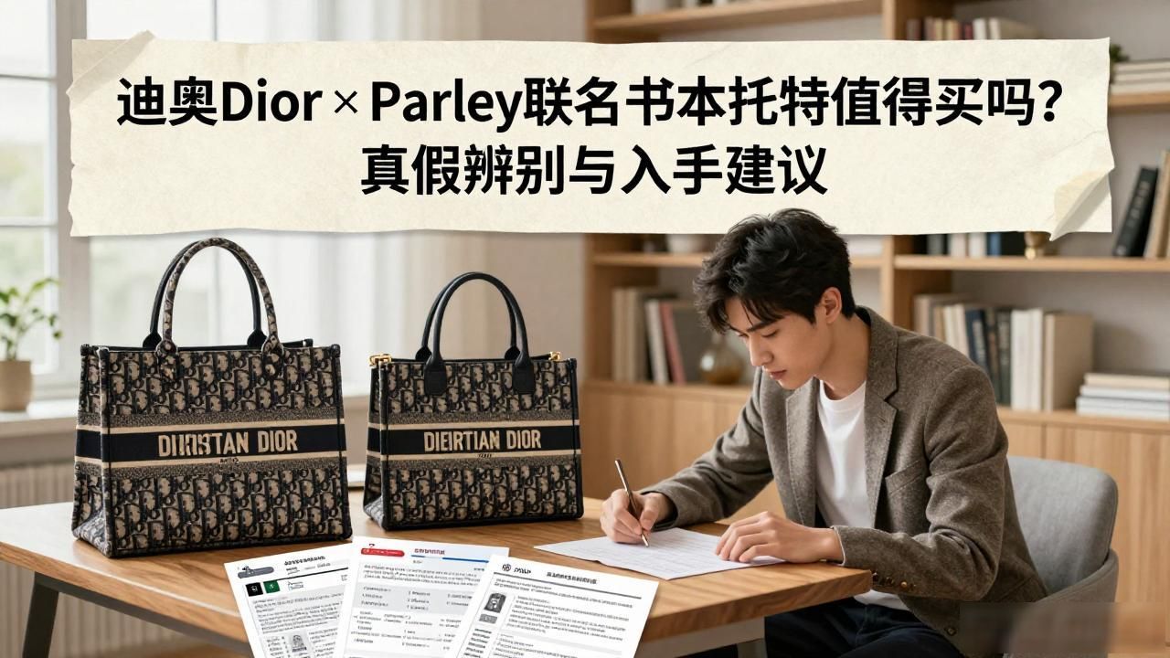 迪奥托特包正品细节图_Dior × Parley Book Tote｜迪奥环保联名书本托特_迪奥booktote托特包