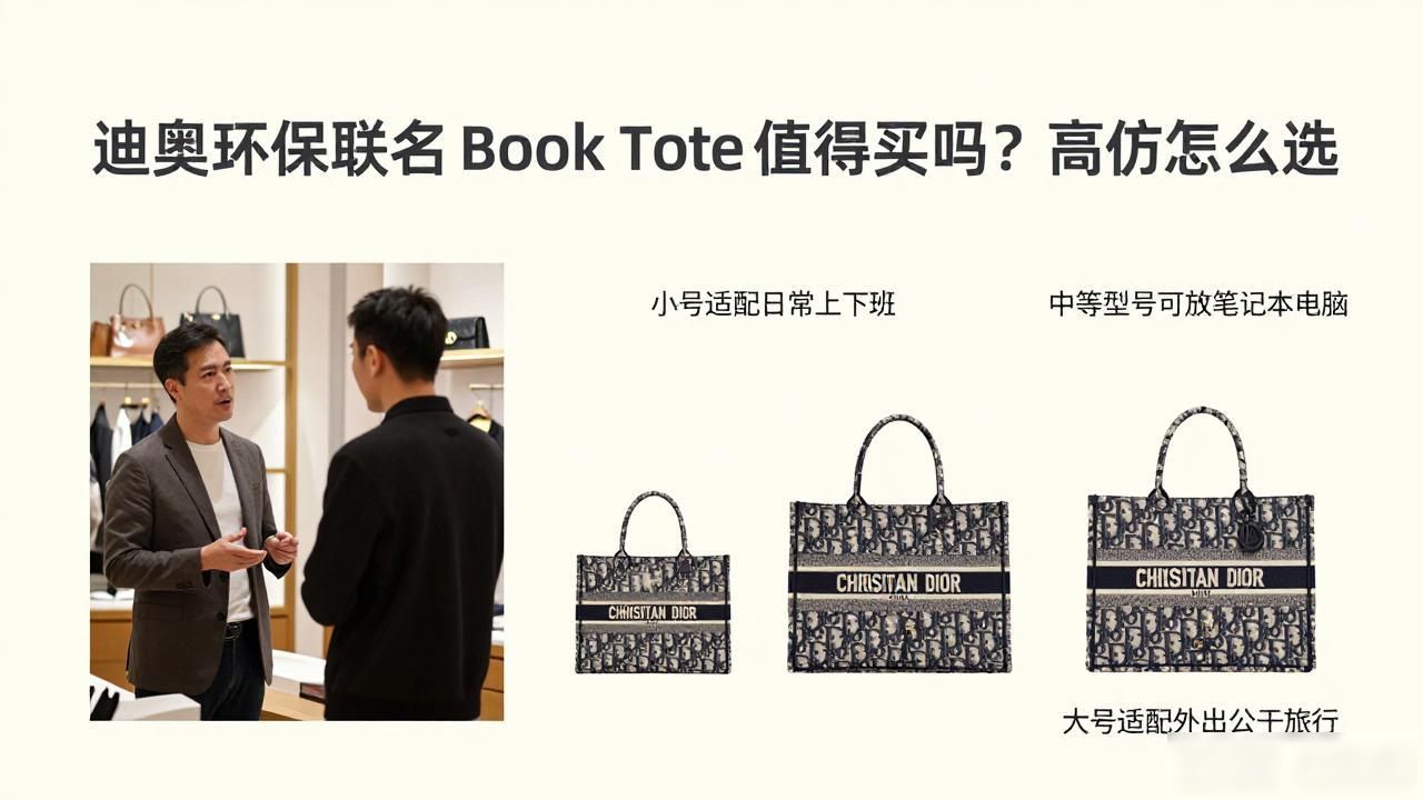 迪奥环保联名Book Tote值得买吗?高仿怎么选 dior2026 第2张-买A货 Dior × Parley Book Tote|迪奥环保联名书本托特_迪奥booktote托特包_迪奥托特book大号