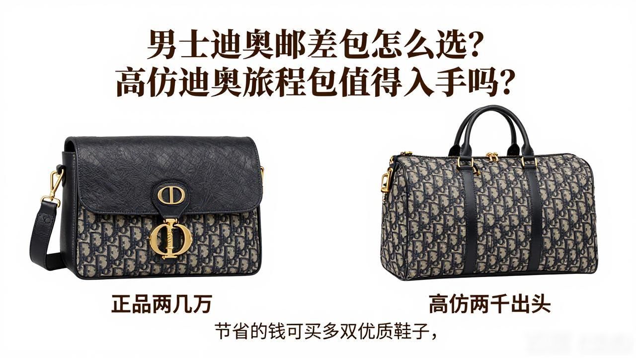 迪奥旅行包_迪奥邮差包官网价格_D-Journey Men Messenger｜男士迪奥旅程邮差包