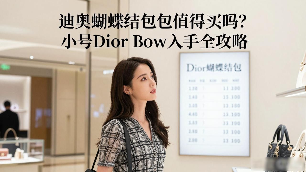 迪奥蝴蝶结包包值得买吗?小号Dior Bow入手全攻略 dior2026 第1张-买A货 Dior Bow Small Bag|小号迪奥蝴蝶结手袋_dior老花蝴蝶结手袋_迪奥蝴蝶结包