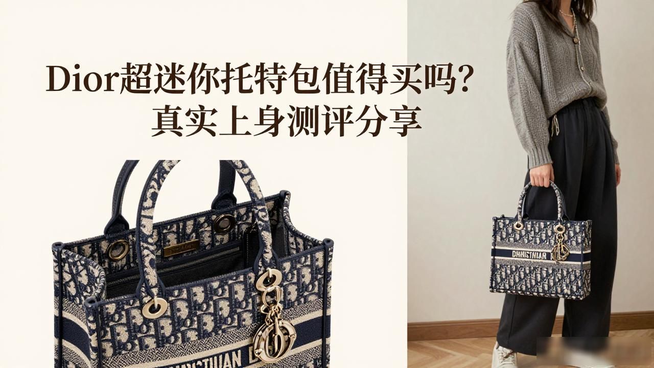 Dior超迷你托特包值得买吗?真实上身测评分享 dior2026 第3张-买A货 迷你小号mini托特_Dior Toujours Vertical Nano Tote|超迷你恒久竖版托特_竖版托特和横版托特