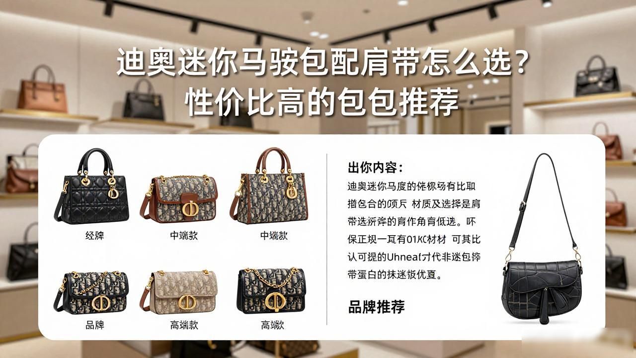 迪奥迷你马鞍包配肩带怎么选?性价比高的包包推荐 dior2026 第1张-买A货 Mini Saddle Bag With Strap|迷你马鞍包(配肩带)_肩带式马甲_马鞍肩带袖一线连最简单