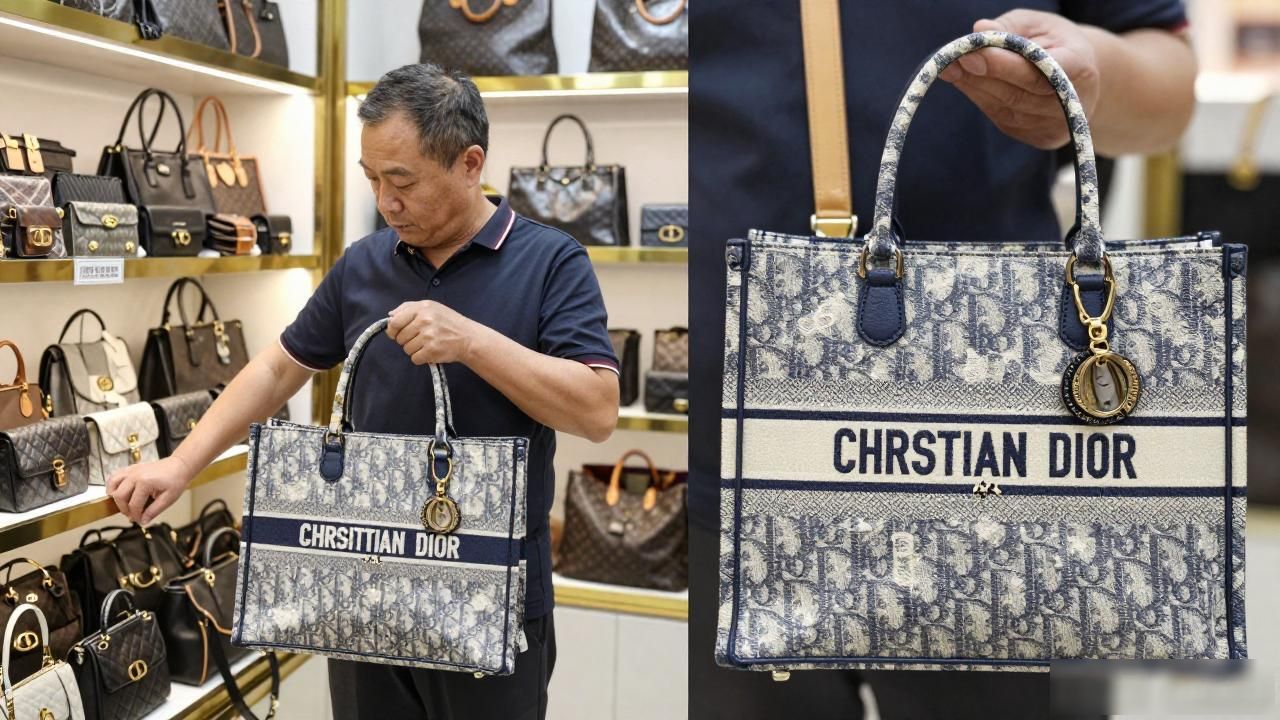 迪奥托特包大全_迪奥女士托特包中国官网_Diorly Large Bag｜大号迪奥丽慵懒托特包