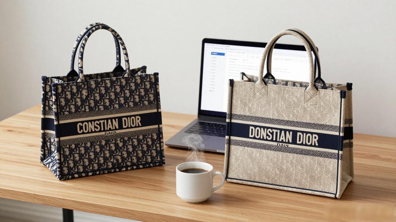 Dior环保联名包到底值不值?朋友实测高仿迪奥Book Tote避坑指南 dior2026 第3张-买A货 Dior × Parley Book Tote|迪奥环保联名书本托特_迪奥托特包_迪奥托特包哪种最保值