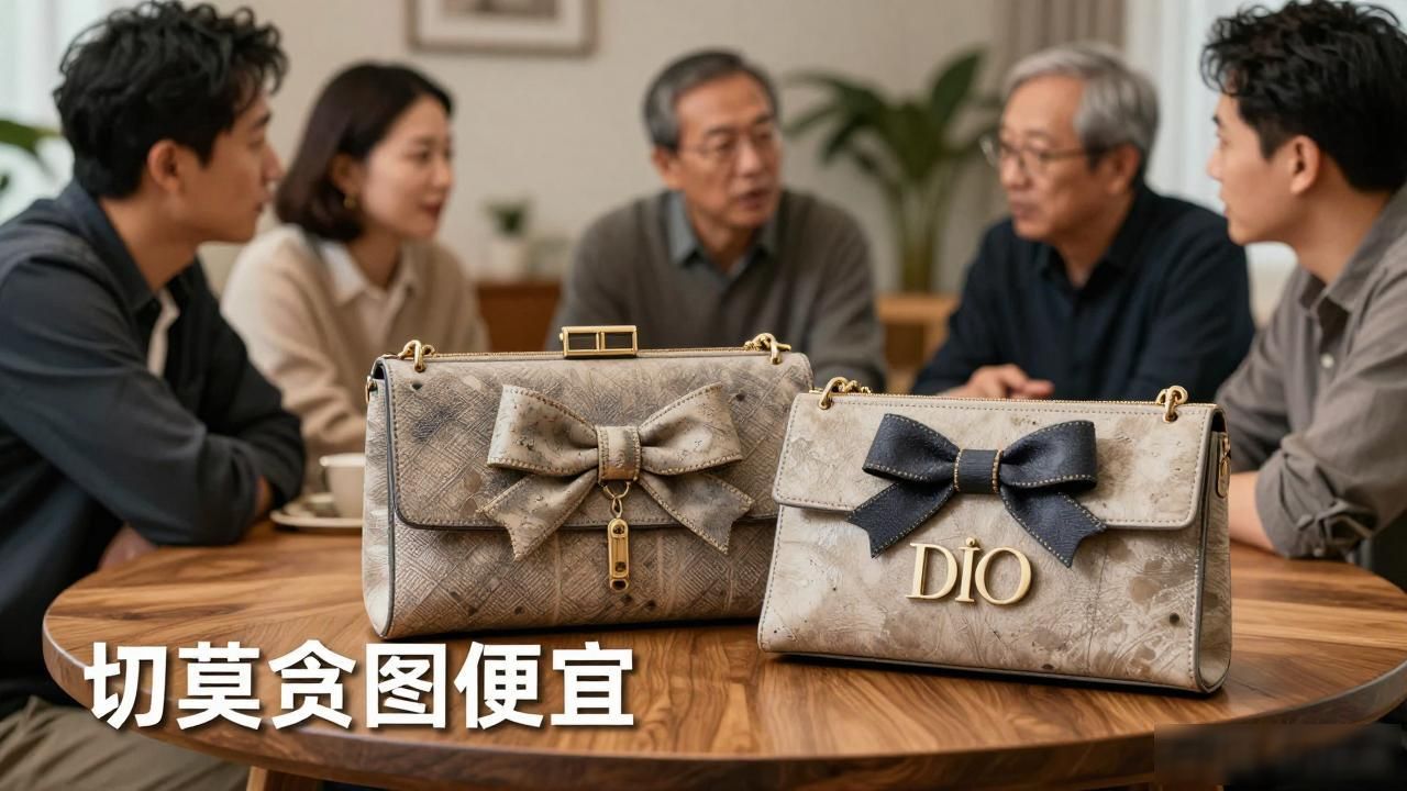 迪奥蝴蝶结手拿包买不起?朋友的高仿迪奥实战分享,看完不踩坑 dior2026 第3张-买A货 迪奥蝴蝶结系法_dior蝴蝶结最简单打法_Dior Bow Clutch|迪奥蝴蝶结手拿包
