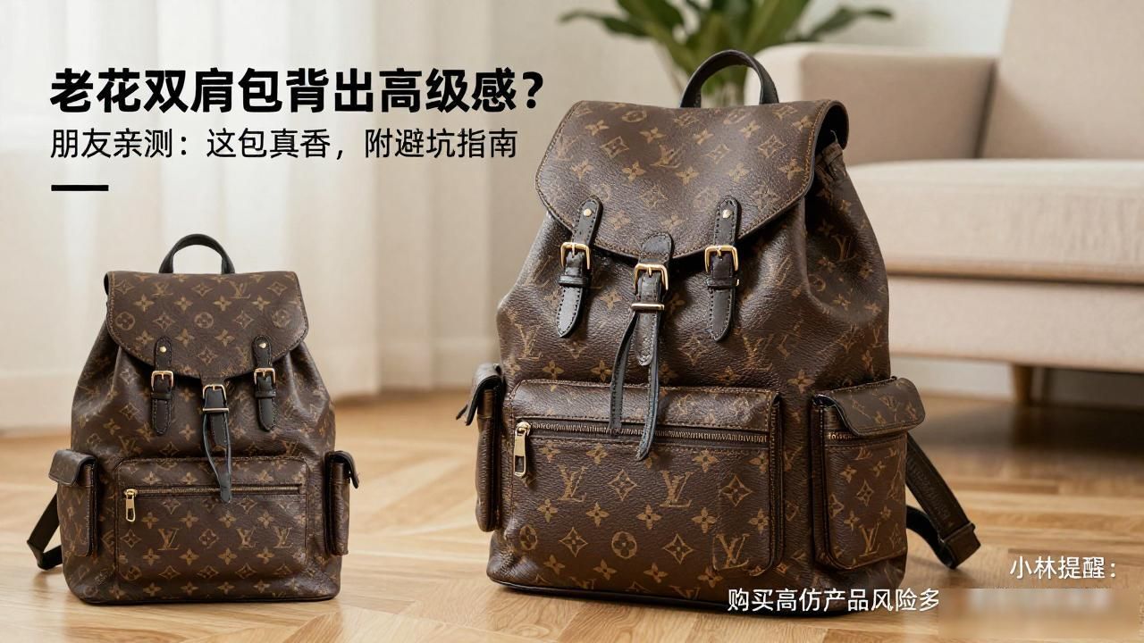 老花双肩包背出高级感?朋友亲测:这包真香,附避坑指南 dior2026 第3张-买A货 老帆布双肩包最经典款式_Dior Oblique Canvas Backpack|老花帆布双肩包_帆布双肩包女背包图片及价格