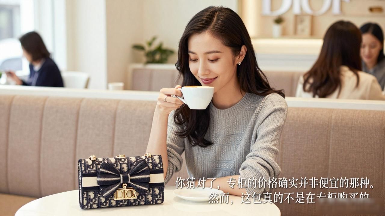 闺蜜背的迪奥蝴蝶结手拿包,到底是不是正品? dior2026 第1张-买A货 Oblique Bow Chain Clutch|老花蝴蝶结链条手拿包_手链打蝴蝶结_蝴蝶结铁链怎么安装