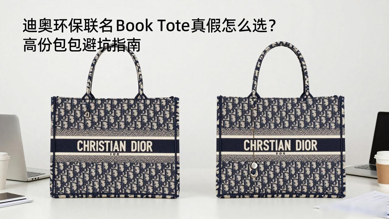 迪奥环保联名Book Tote真假怎么选?高仿包包避坑指南 dior2026 第3张-买A货 迪奥托特book大号_迪奥booktote托特包_Dior × Parley Book Tote|迪奥环保联名书本托特