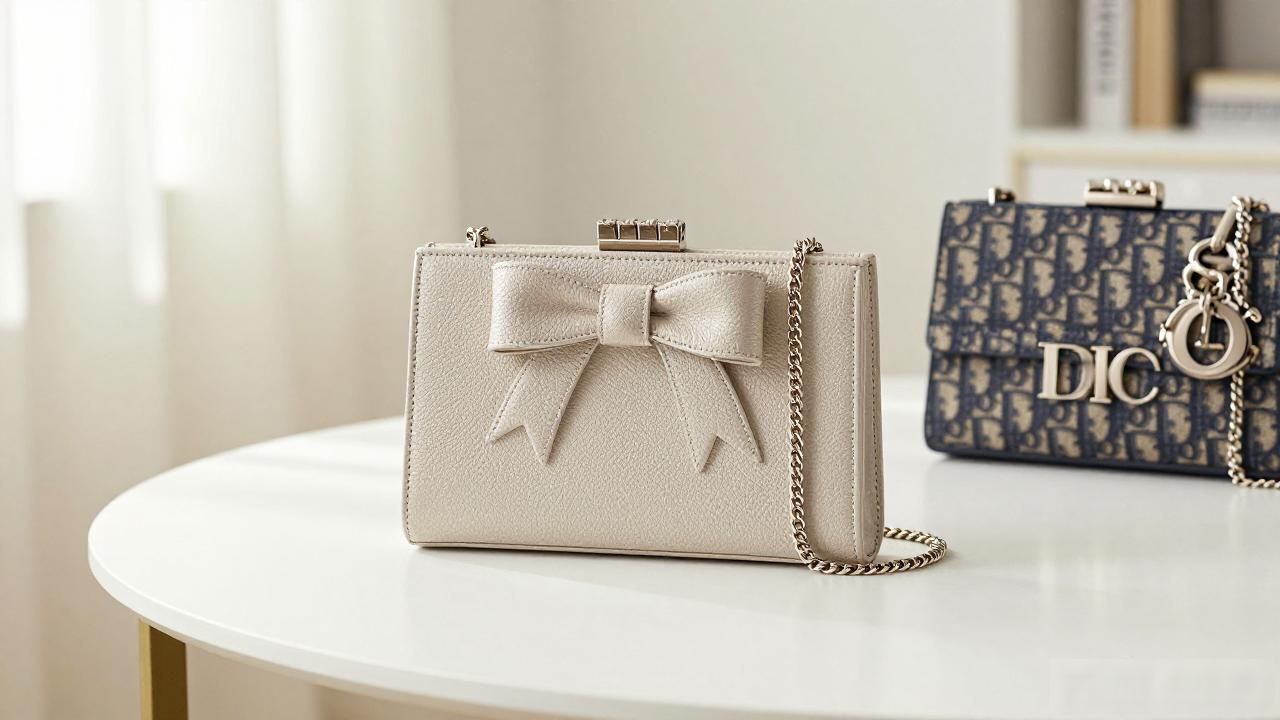 Oblique Bow Chain Clutch｜老花蝴蝶结链条手拿包_100条蝴蝶结手拉花_蝴蝶结铁链怎么安装