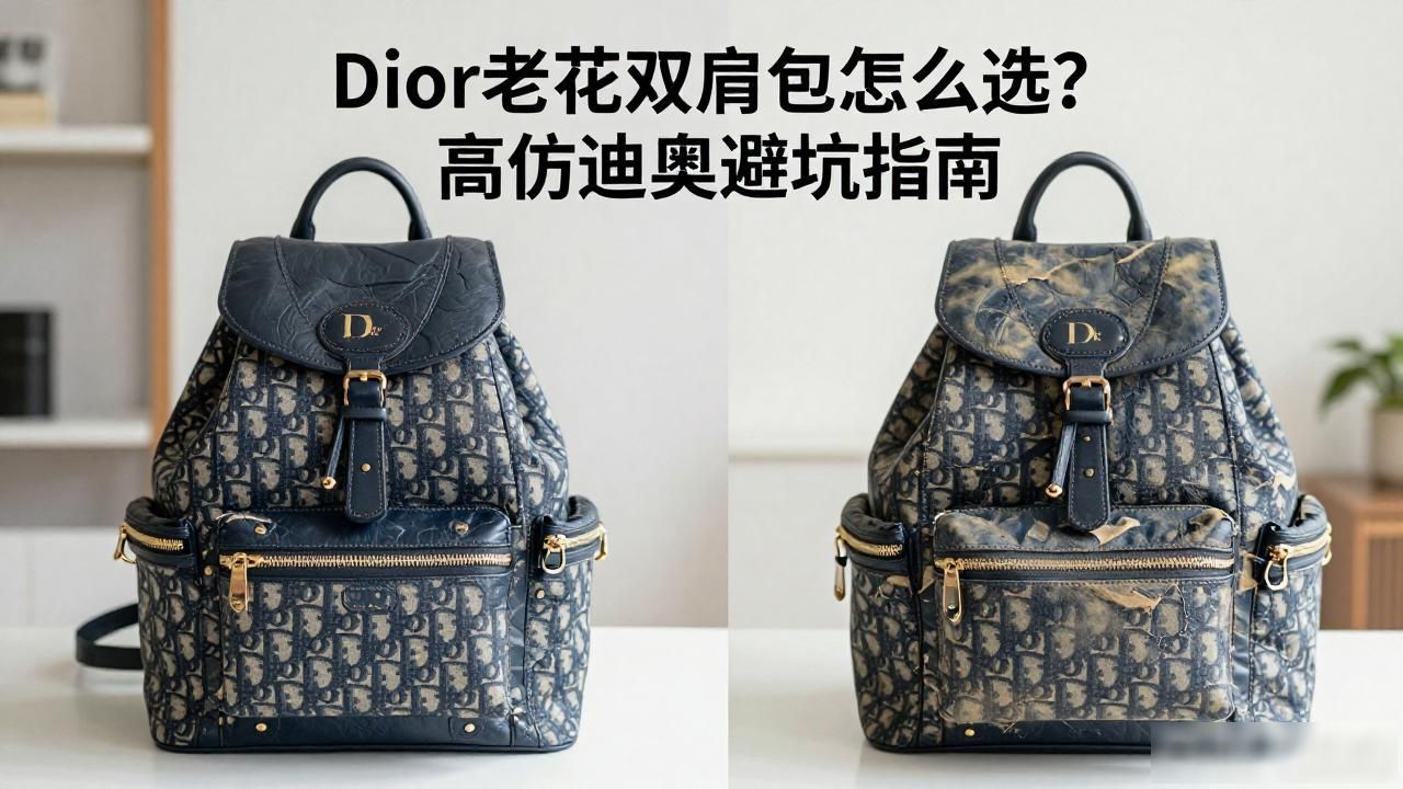 Dior Oblique Canvas Backpack｜老花帆布双肩包_双肩包帆布女包_帆布双肩背包