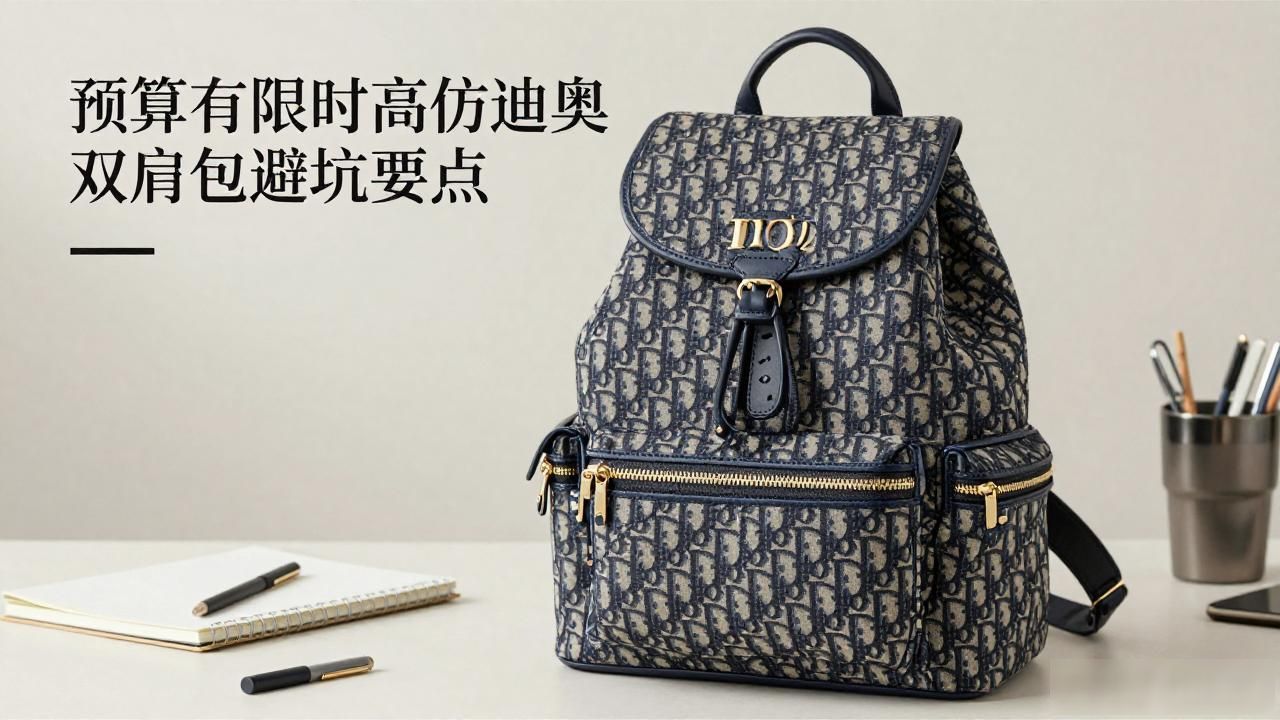 帆布双肩背包_Dior Oblique Canvas Backpack｜老花帆布双肩包_双肩包帆布女包