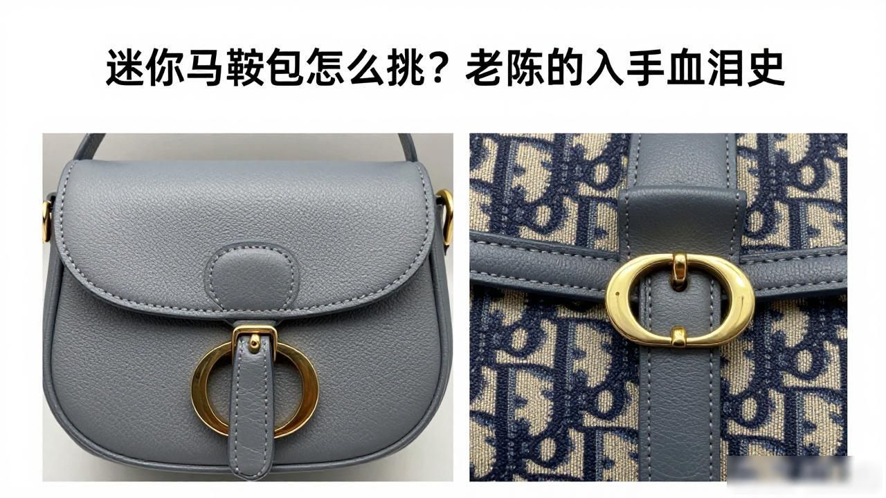 迷你马鞍包怎么挑?老陈的入手血泪史 dior2026 第1张-买A货 肩带式马甲_马鞍肩带袖一线连最简单_Mini Saddle Bag With Strap|迷你马鞍包(配肩带)