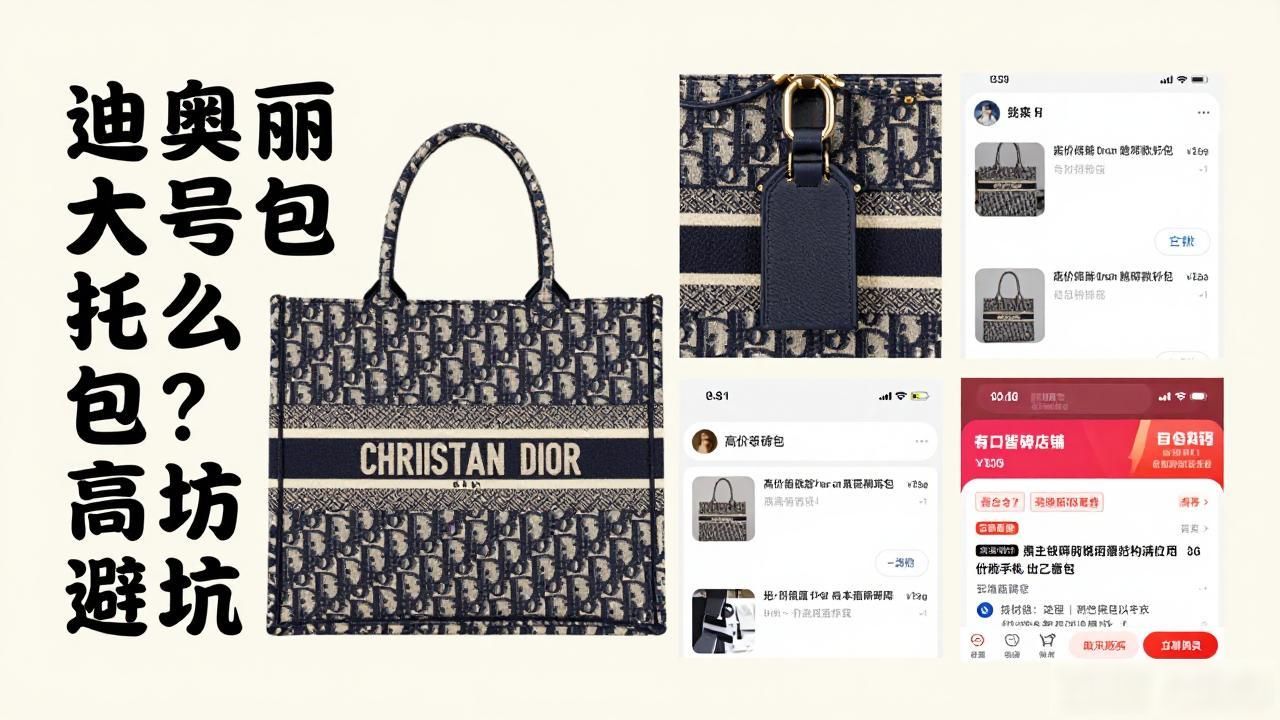 迪奥丽大号托特包怎么选?高仿包包避坑指南 dior2026 第3张-买A货 迪奥女士托特包中国官网_迪奥拖特包_Diorly Large Bag|大号迪奥丽慵懒托特包