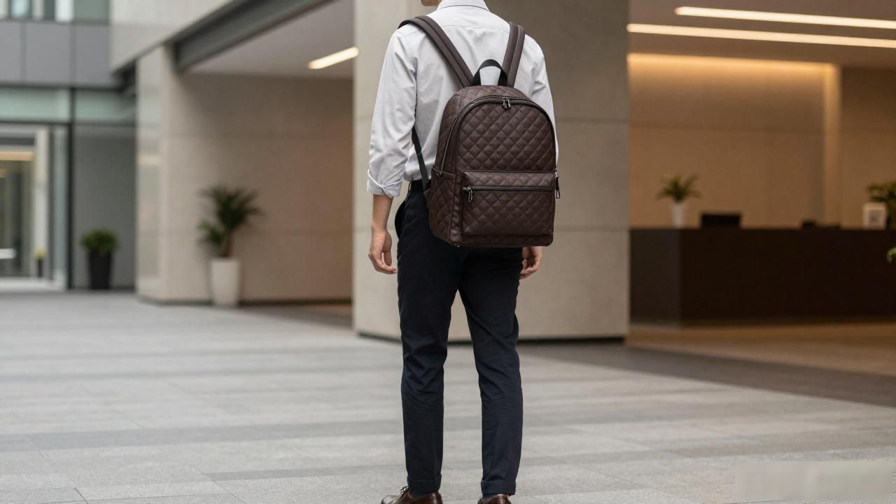 男士菱格双肩包怎么选?Classic Backpack通勤穿搭指南 chanel2026 第2张-买A货 菱格双肩包一千以内_菱格包是什么档次_Classic Backpack|男士菱格双肩包