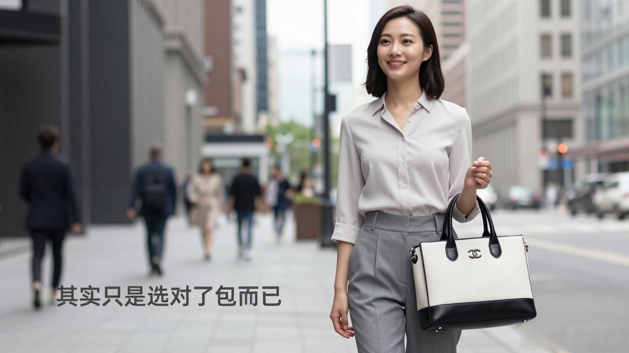 Two-Tone Handheld Bag｜拼色手提通勤包_爱马仕铂金包拼色club系列_糖果色帆布手提小包包