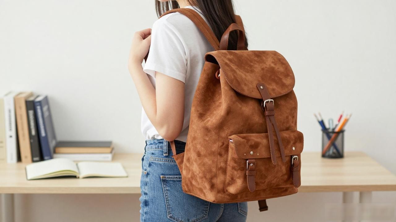 麂皮包贵吗_Backpack Suede｜麂皮双肩背包_麂皮包包优缺点