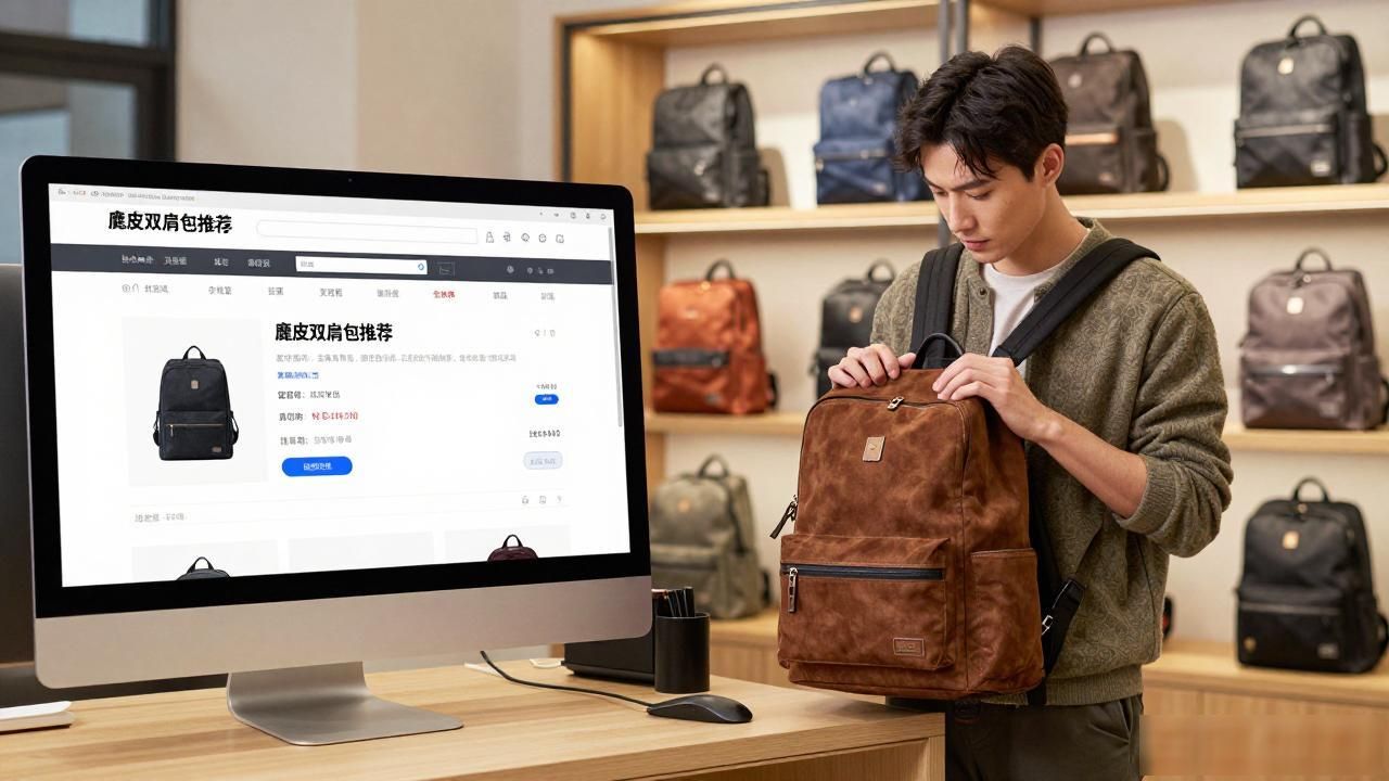 麂皮包是什么材质_麂皮包贵吗_Backpack Suede｜麂皮双肩背包