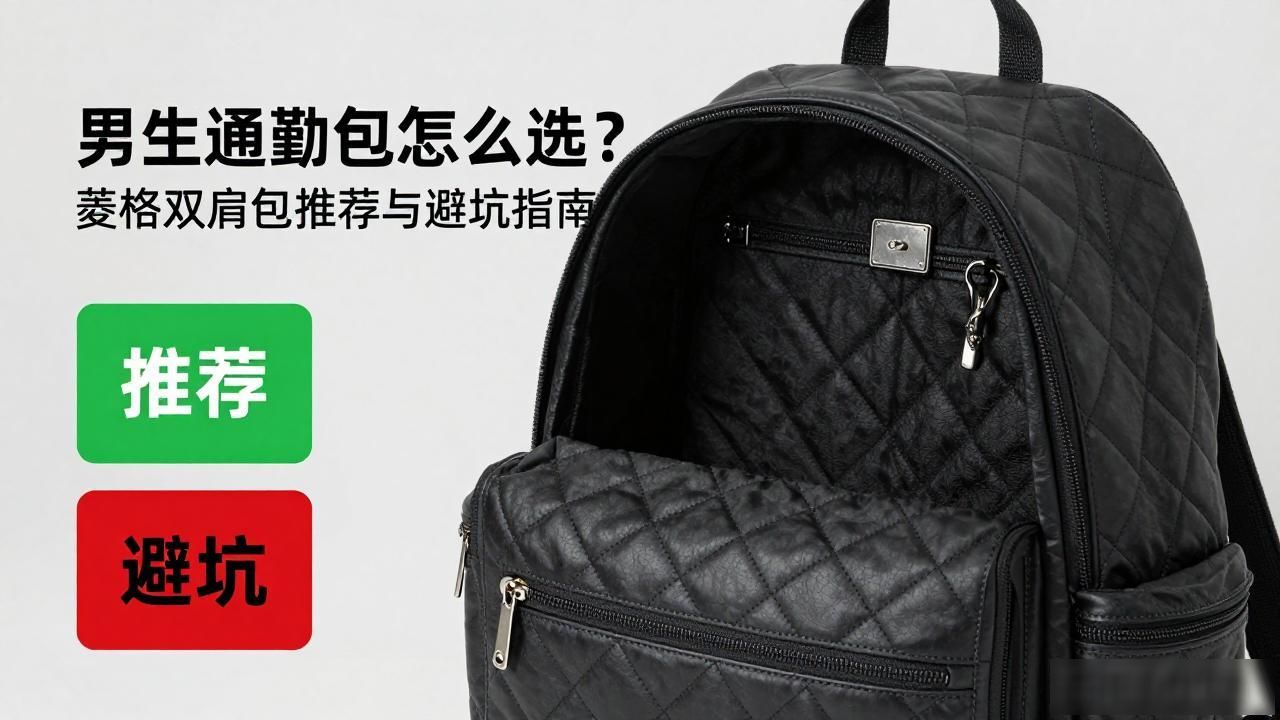 菱格双肩包一千以内_菱格女包_Classic Backpack｜男士菱格双肩包