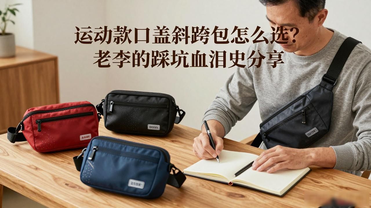 Sport Flap Crossbody｜运动款口盖斜挎包_运动斜挎包怎么背_翻盖斜挎包