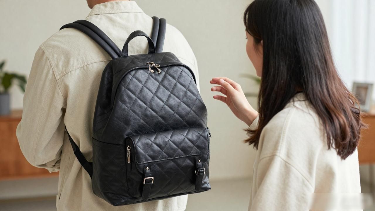 Classic Backpack｜男士菱格双肩包_显档次菱格包必备_菱格包包