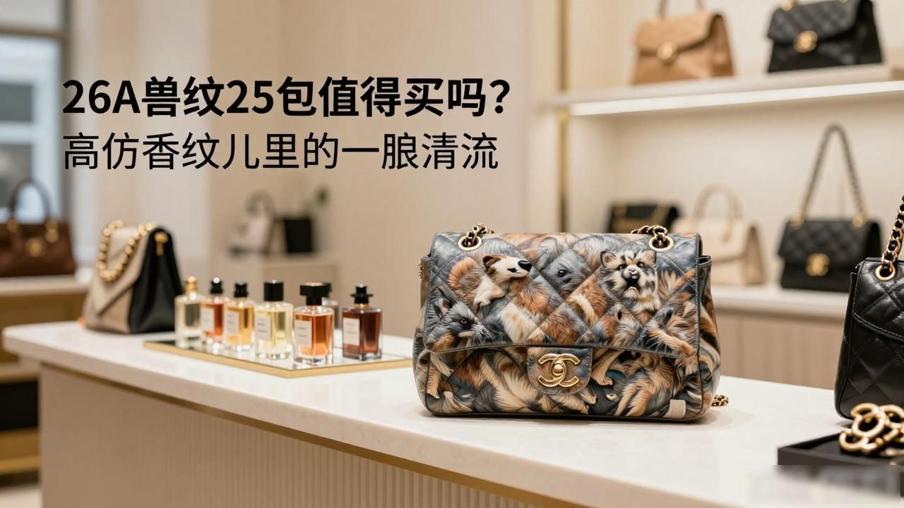 26A Animal Print 25 Bag｜26A 兽纹 25 限定包_兽设花纹参考_兽纹装
