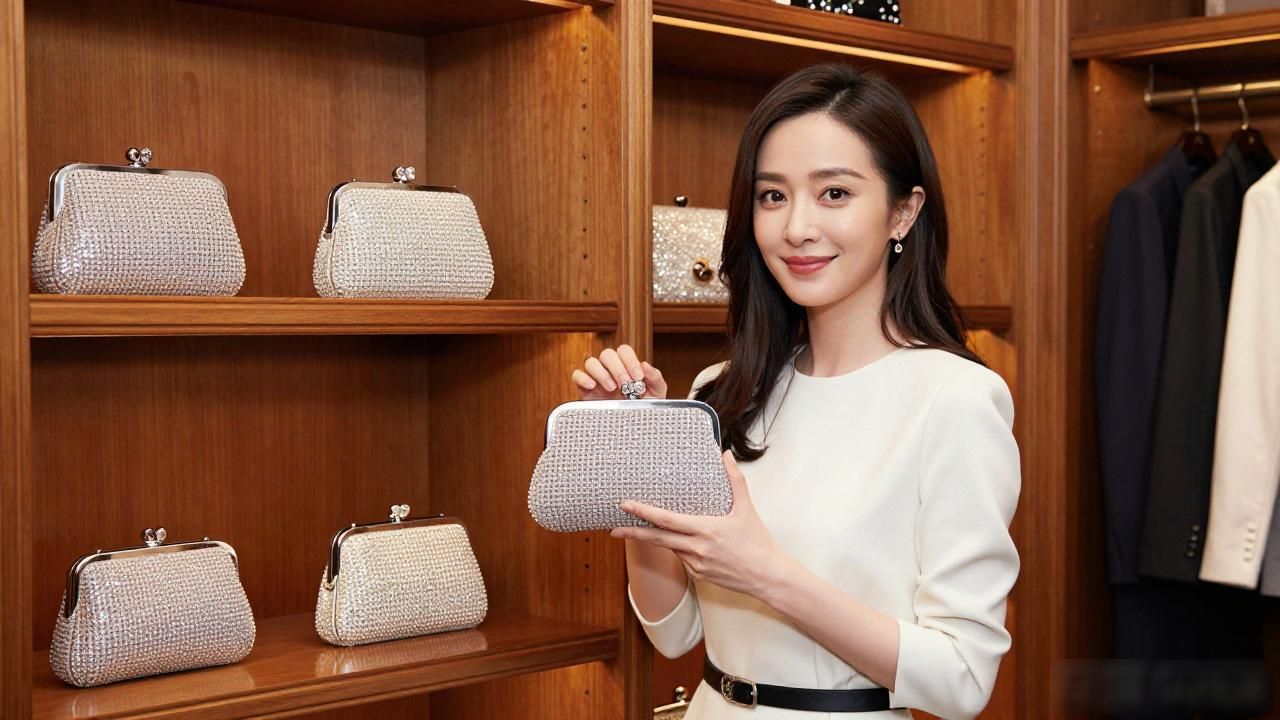 Crystal Pouch｜水晶手拿包_水晶包中_水晶宝石手提包