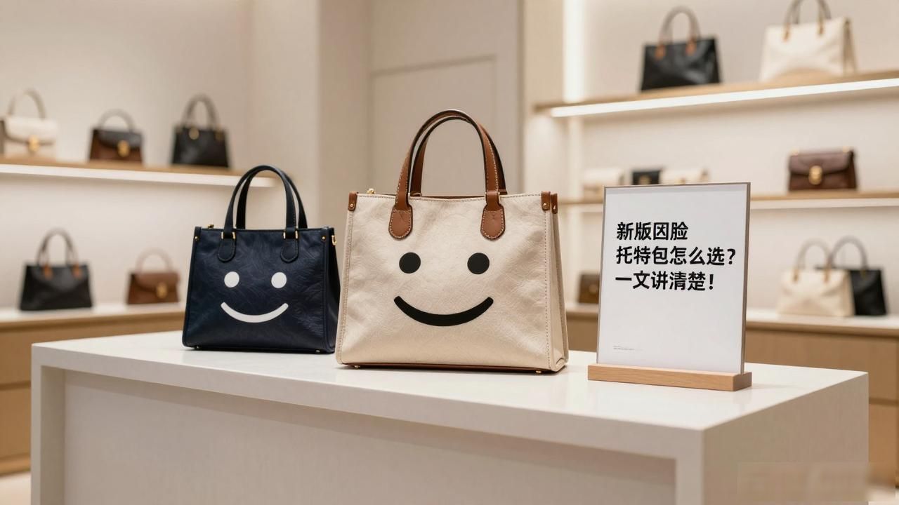 New Luggage Small｜小号新版囧脸托特包_囧脸小人qq表情包_Giglio小号托特包
