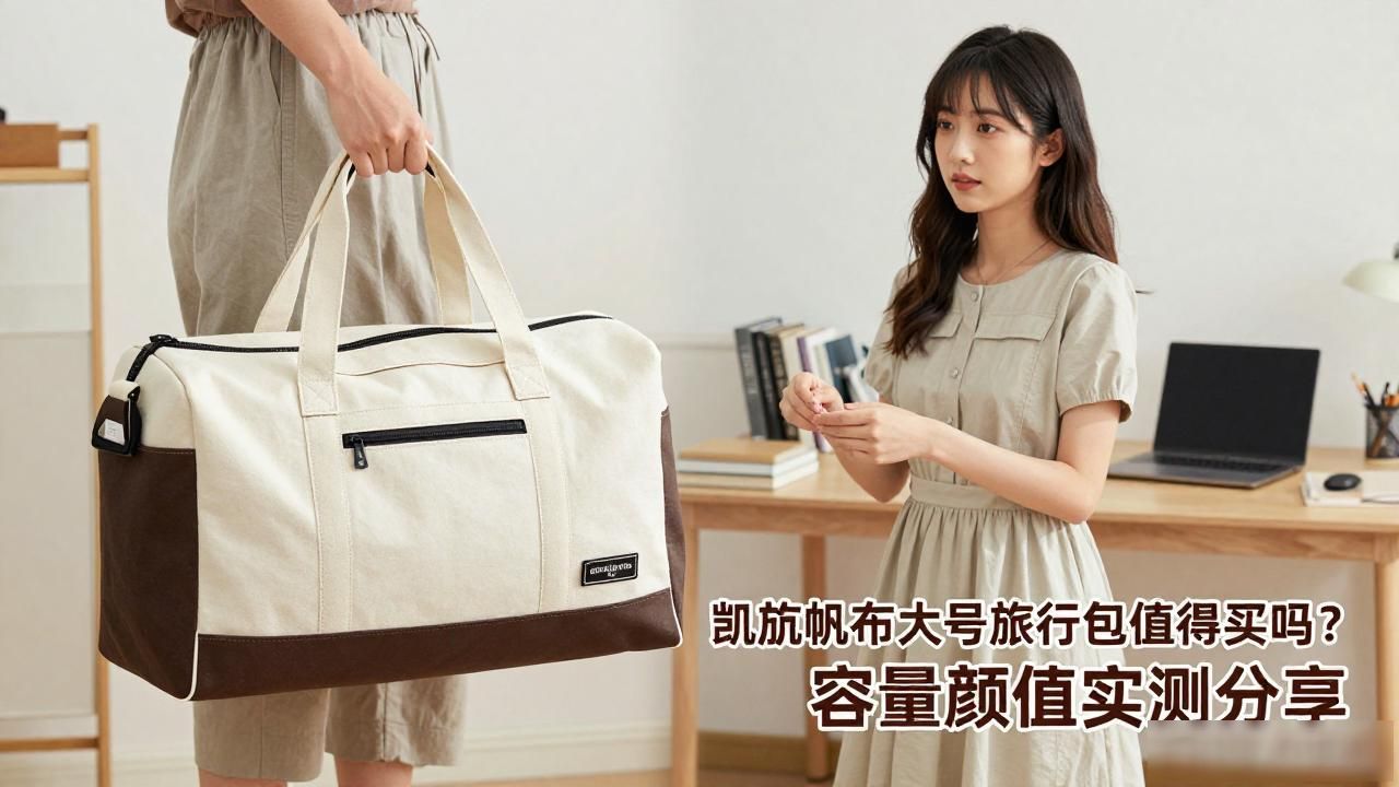 凯旋帆布大号旅行包值得买吗?容量颜值实测分享 Celine2026 第3张-买A货 Large Duffle Bag Triomphe Canvas|凯旋帆布大号旅行包_Large Duffle Bag Triomphe Canvas|凯旋帆布大号旅行包_Large Duffle Bag Triomphe Canvas|凯旋帆布大号旅行包