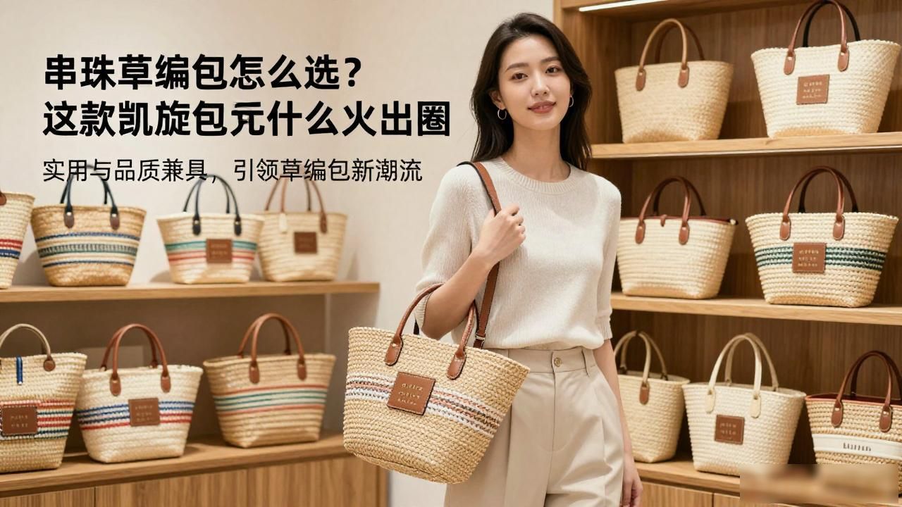 串珠草编包怎么选?这款凯旋包凭什么火出圈 Celine2026 第3张-买A货 凯旋包岑会战下期_Triomphe Beaded Raffia Bag|串珠草编凯旋包_凯旋珠是黑的好还是金的好看