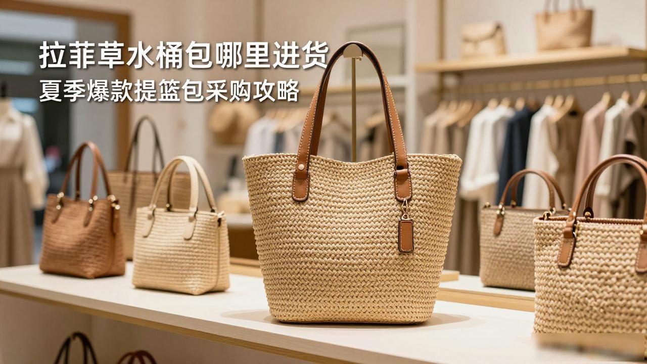 拉菲草水桶包哪里进货 夏季爆款提篮包采购攻略 Celine2026 第3张-买A货 我的野蛮王妃水滴草小说_Drop Bucket Raffia|拉菲草水滴提篮包_拉菲草水桶包编织图解