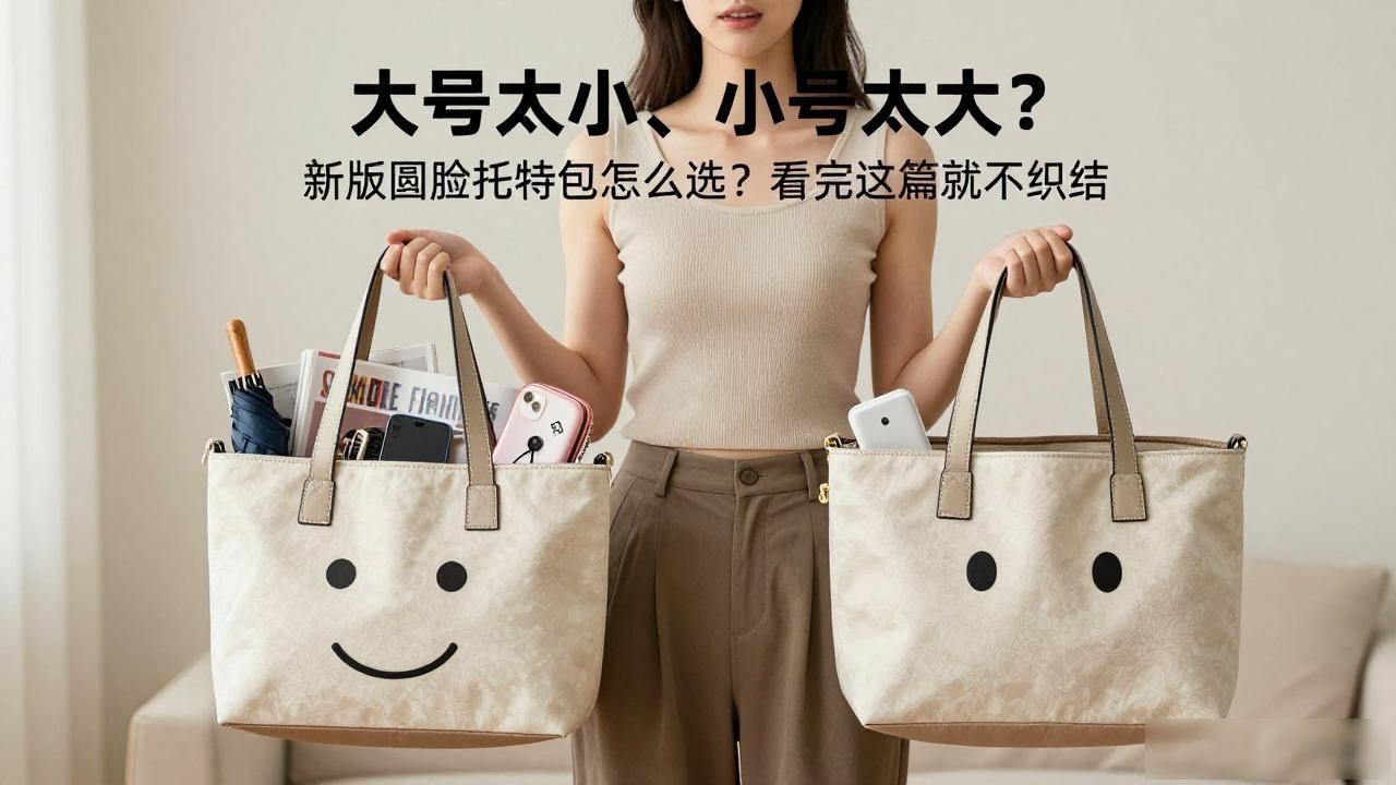大号太小、小号太大?新版囧脸托特包怎么选?看完这篇就不纠结 Celine2026 第1张-买A货 celine囧脸包价格_New Luggage Small|小号新版囧脸托特包_囧脸包和笑脸包