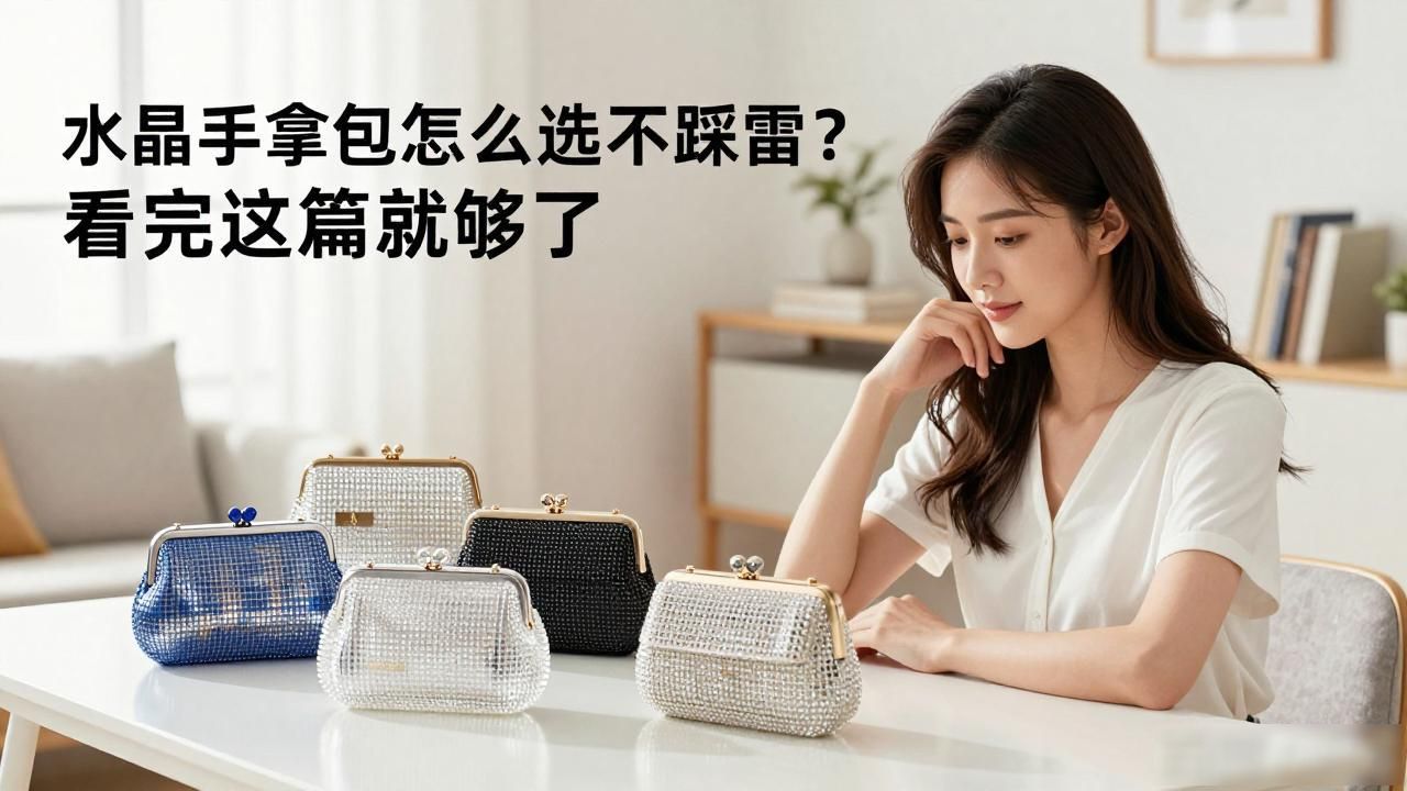 水晶包中_水晶包新手包法_Crystal Pouch｜水晶手拿包
