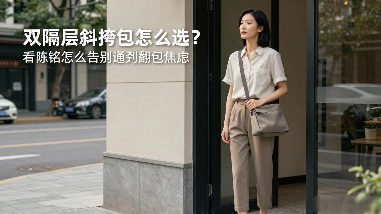 双隔层斜挎包怎么选?看陈铭怎么告别通勤翻包焦虑 Celine2026 第2张-买A货 斜挎包加拉链最简单教程视频_斜挎多成拉链小包做法_Duo Zipped Bag|双隔层拉链斜挎包
