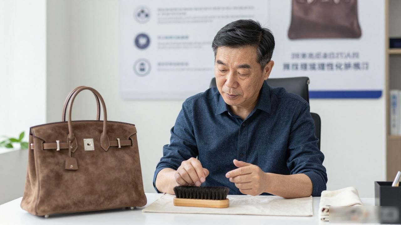 3. Birkin Veau Doblis — 柏金麂皮版手袋_3. Birkin Veau Doblis — 柏金麂皮版手袋_原版柏金包